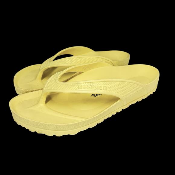 Birkenstock Women’s Gizeh EVA Flip Flop Sandals Yellow Sz 9 - Picture 6 of 9